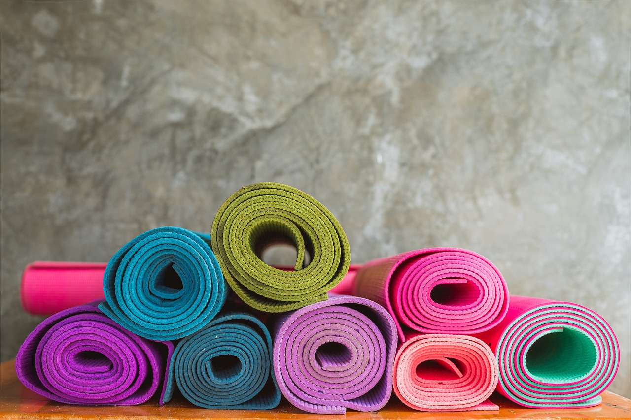 Matelas de yoga.